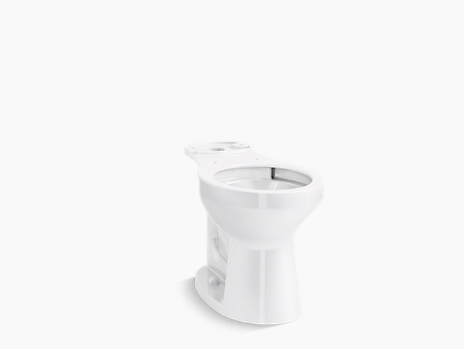 Round Front Chair Height Toilet Bowl, Kohler Cimarron Comfort Height Round Front Chair Toilet Bowl Only